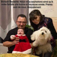 Bonsoir madame, nous vous souhaitons ainsi qu'a votre famille une bonne et heureuse année. Prenez soins de vous, amicalement Bonsoir madame, nous vous souhaitons ainsi qu'a votre famille une bonne et heureuse année. Prenez soins de vous, amicalement